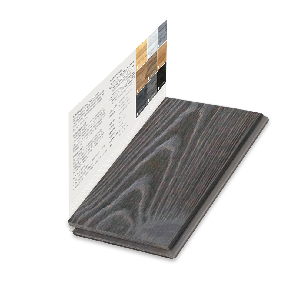 Thermally Modified Cut Sample - Wood Smoke