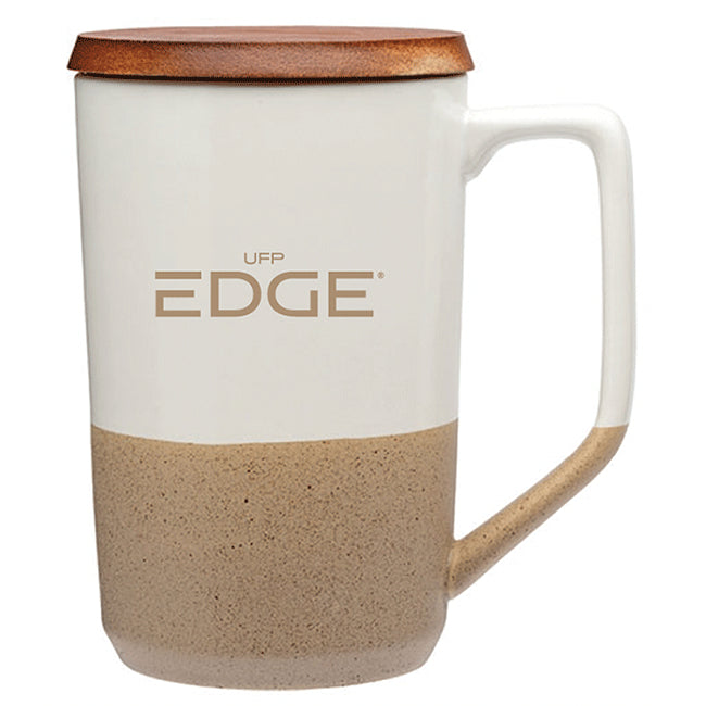 Taza de cerámica con borde UFP