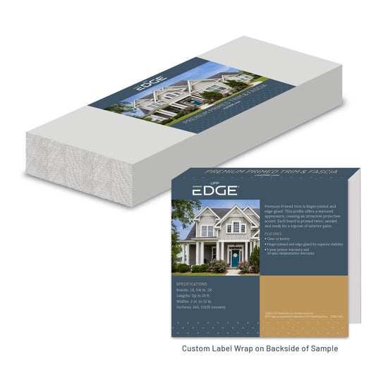 Premium Primed 2x6" Sample