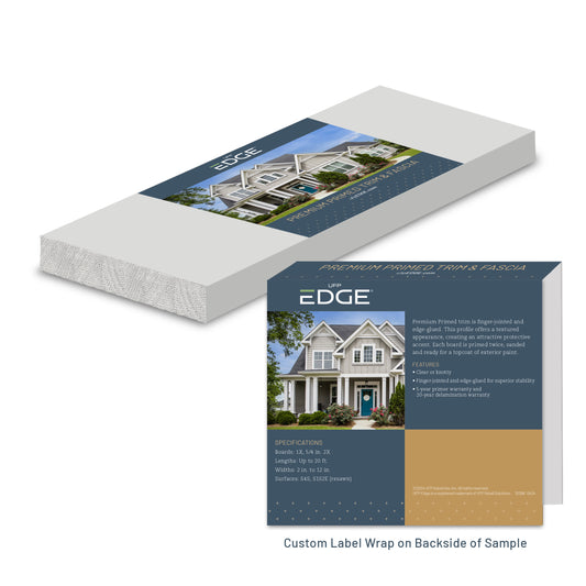 Premium Primed 5/4x6" Sample