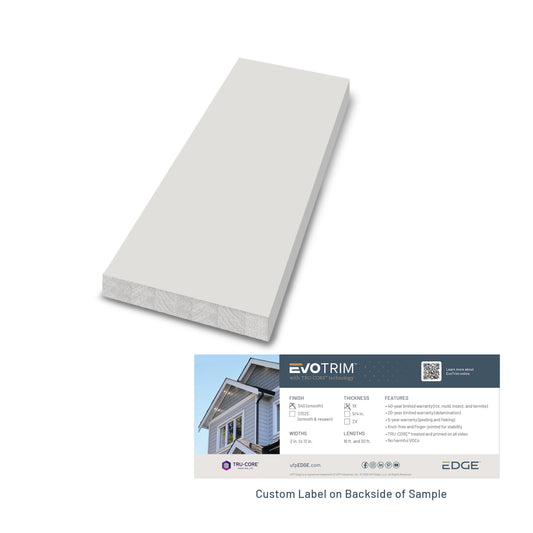 EvoTrim 1x4" S4S Sample