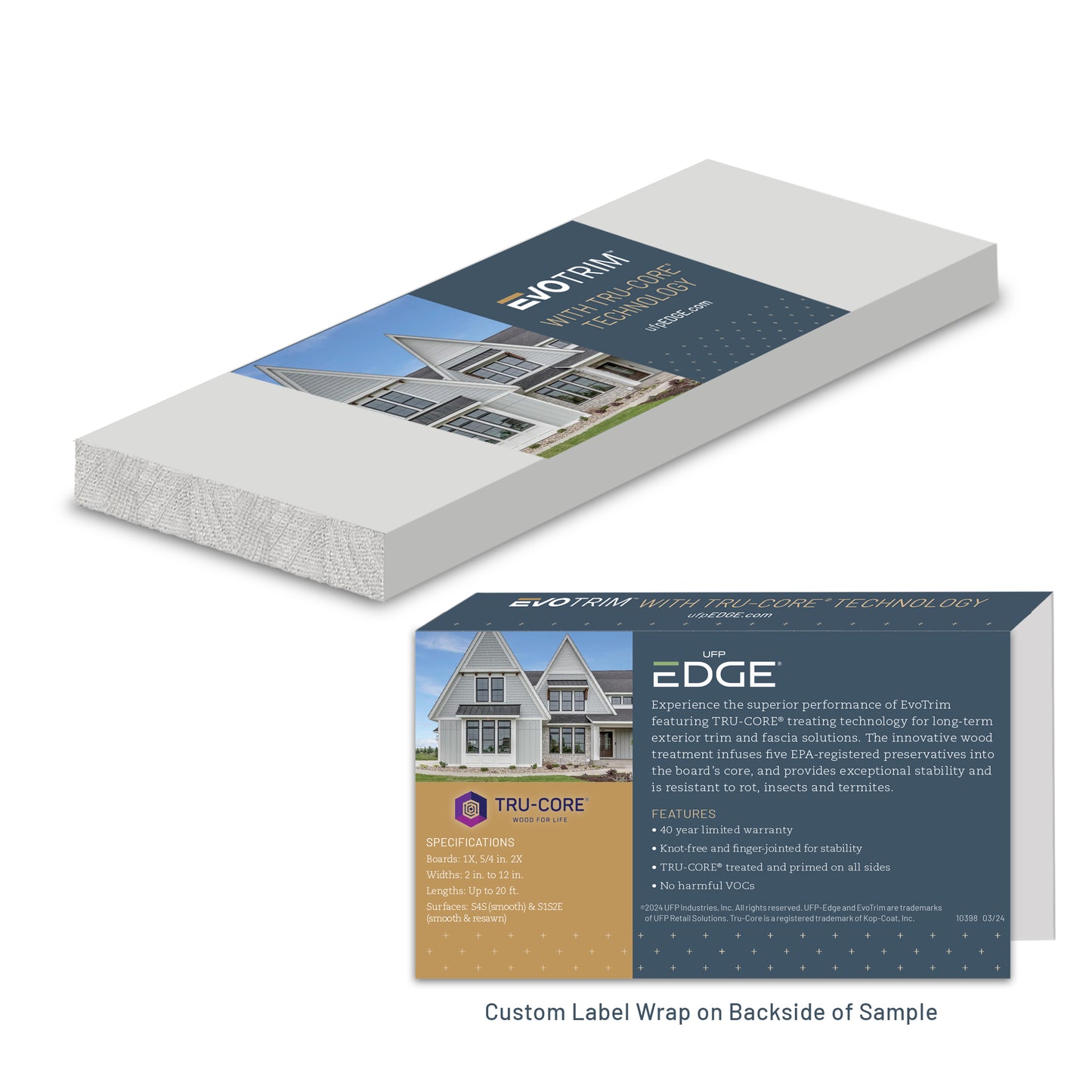 EvoTrim 5/4x4" S4S Sample