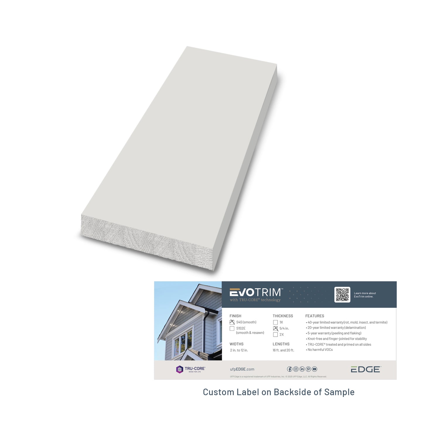 EvoTrim 5/4x6" S4S Sample