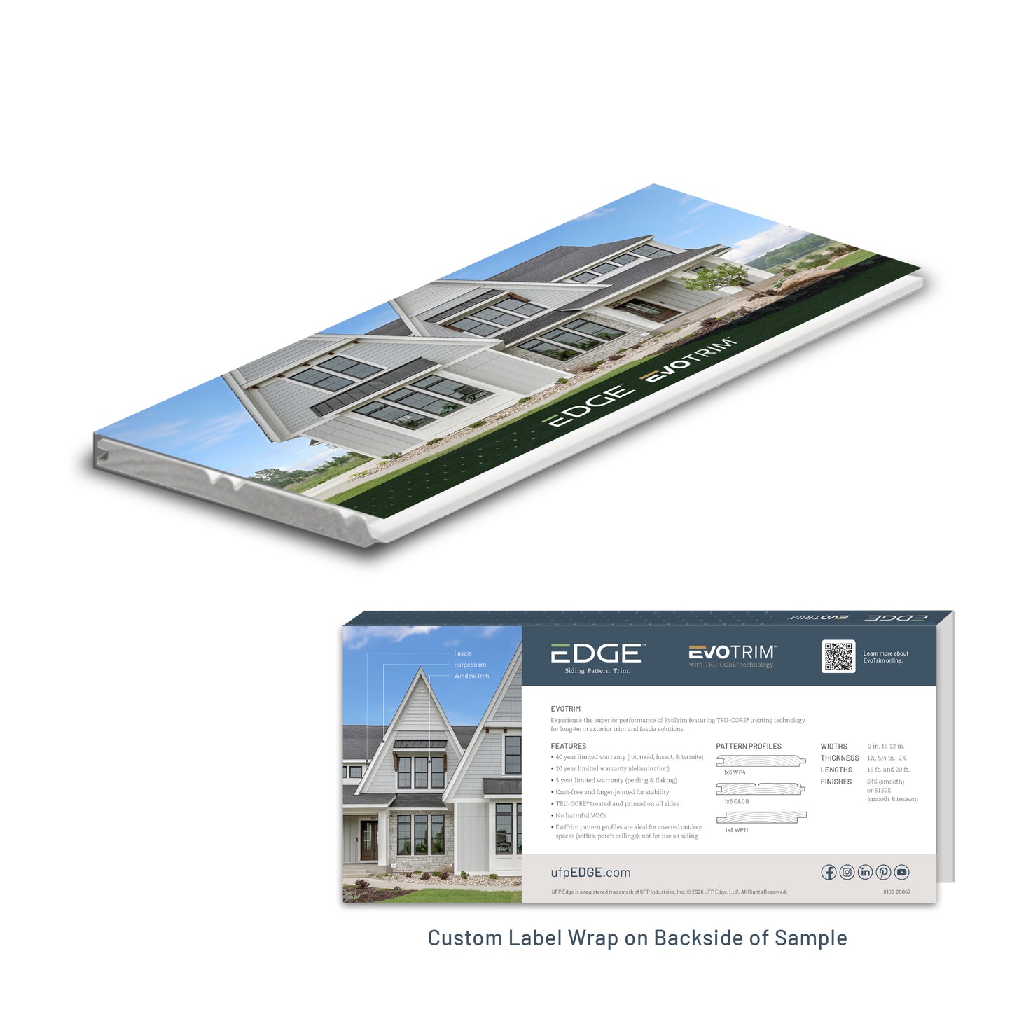 EvoTrim 1x6" E&CB Sample