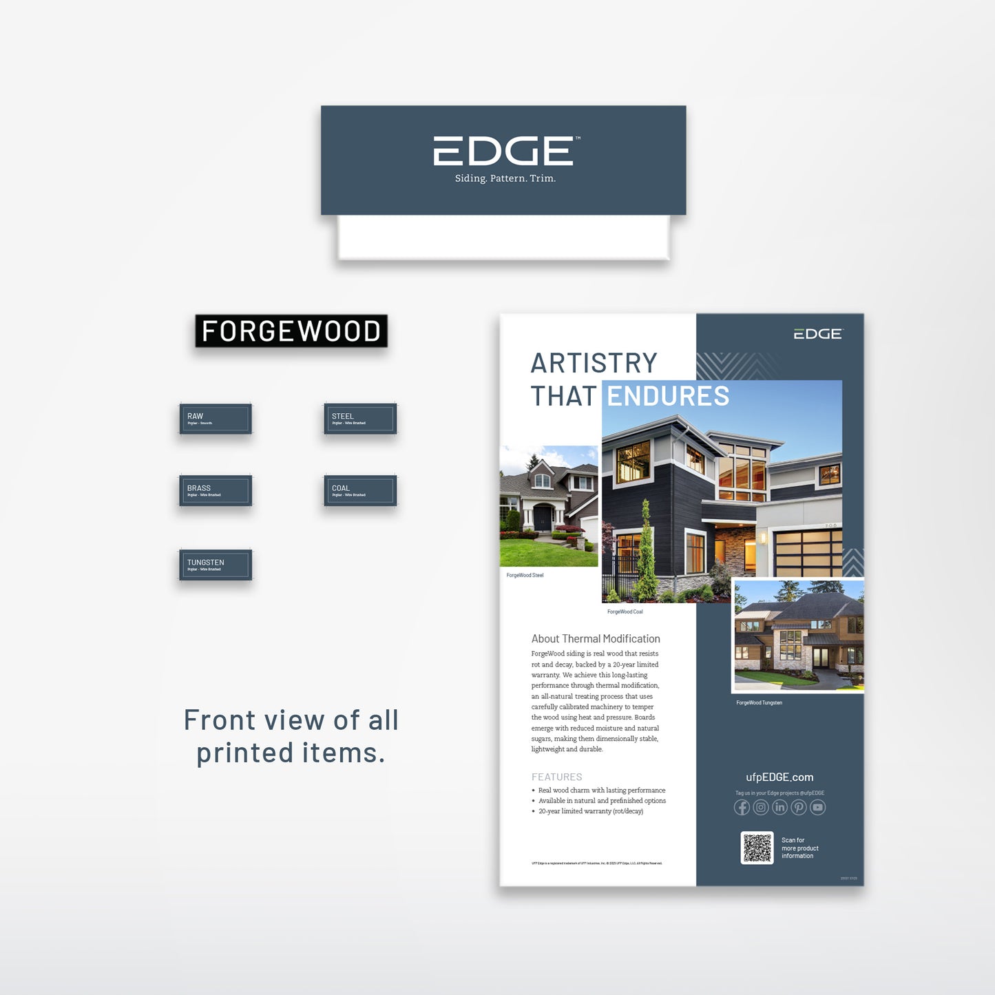 ForgeWood Dealer Display Printed Items