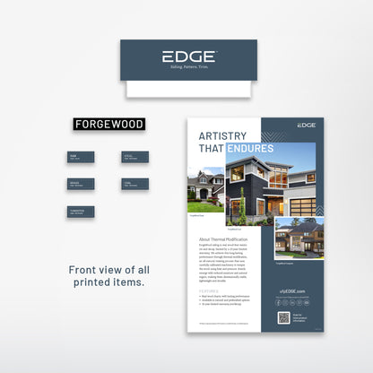 ForgeWood Dealer Display Printed Items